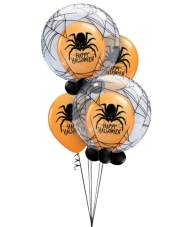 Bukiet Balonowy Halloween Deco Bubble – Spider”s Web